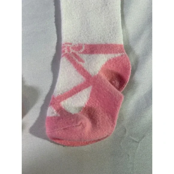 The Children's Place Baby Girls Ballerina Bodysuit Tutu Tights 0-3M Pink White - Picture 7 of 8